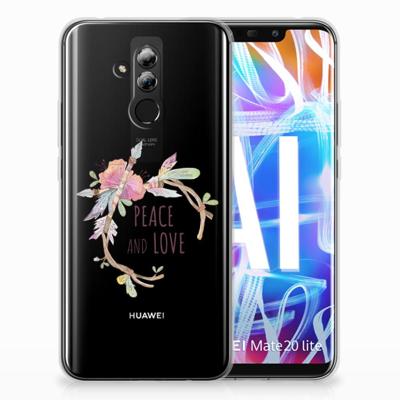 Huawei Mate 20 Lite Telefoonhoesje met Naam Boho Text Huawei Mate 20 Lite Telefoonhoesje met Naam Boho Text