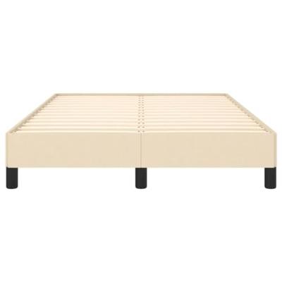 Bedframe stof crmekleurig 120x200 cm Bedframe stof crmekleurig 120x200 cm