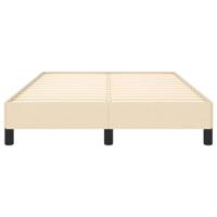 Bedframe stof crmekleurig 120x200 cm - thumbnail