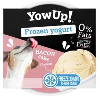 YowUp! Frozen Yoghurt Bacon Cake voor hond en kat 110 gram - thumbnail