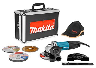 Makita haakse slijper 230V - GA5030RSP2 - 720W - ∅125mm - met accessoireset - in koffer