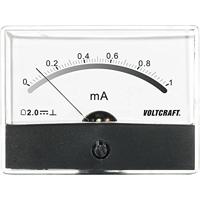 VOLTCRAFT AM-86X65/1MA AM-86X65/1MA Inbouwmeter AM-86X65/1 mA/DC Draaispoel - thumbnail