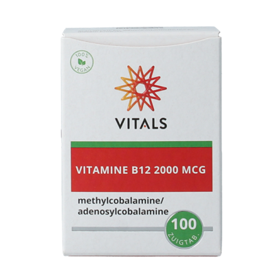 Vitamine B12 2000 mcg 100 Zuigtabletten Vitamine B12 2000 mcg 100 Zuigtabletten