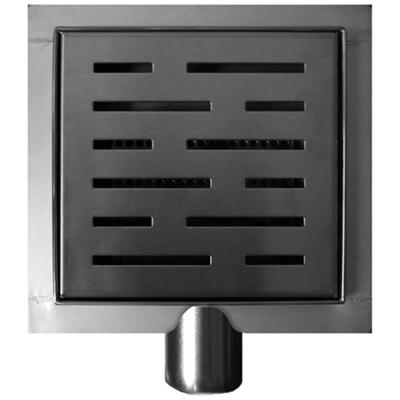 RVS Doucheput 15x15cm met Flens / 3de Generatie