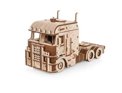 Eco Wood 3D Houten Puzzel Truck “Road King” DIY Modelbouw