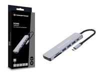 Conceptronic donn19g 7-in-1 usb 3.2 gen 1 docking station, hdmi, usb-a 3.0 x 3, sd, tf/microsd, 100w - thumbnail