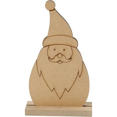 Creativ Company Houten kerstfiguur kerstman - thumbnail