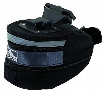 M-Wave zadeltas tilburg l 1,8 liter zwart/grijs