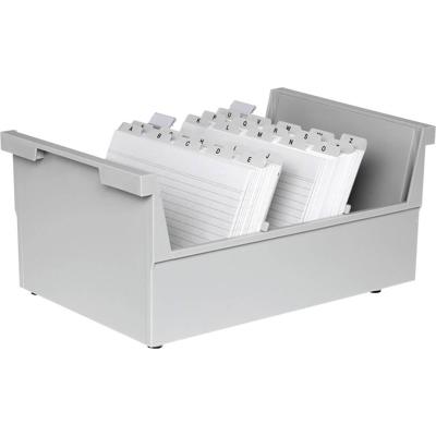 HAN 855-0-11 855-0-11 Ophangbak Lichtgrijs Aantal kaarten (max.): 1.000 kaarten DIN A5 liggend