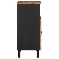 Dressoir 60x33,5x75 cm massief ruw mangohout - thumbnail