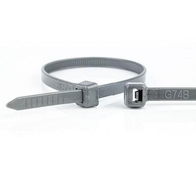 Cable-ties 100x2.5 mm grijs 100st