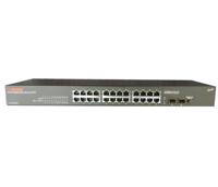 Switch 48,3 cm Longshine 24 x GE GS9126 2x mini-GBIC - thumbnail