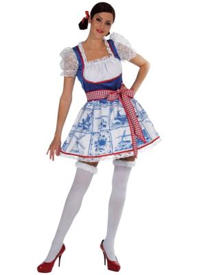 Delfts blauw sexy Holland jurk