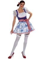 Delfts blauw sexy Holland jurk - thumbnail