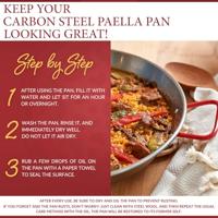 Paella pan, Plaatstaal, 42cm - Garcima | Valenciana - thumbnail
