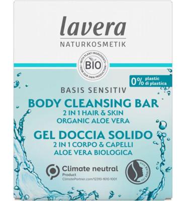 Lavera Basis Sensitiv body cleansing bar 2-in-1 bio 50 Gram Lavera Basis Sensitiv body cleansing bar 2-in-1 bio 50 Gram