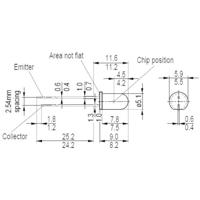 OSRAM SFH 300 FA-3/4 Fototransistor 5 mm 1100 nm 25 ° SFH 300 FA-3/4 - thumbnail