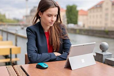 Wireless Mouse GO NANO - Muis - optisch - draadloos - RF - USB draadloze ontvanger - Caraïbisch blauw