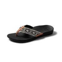 Reef Ortho Woven dames slipper zwart-37.5 - thumbnail