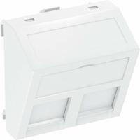 OBO Bettermann 6119246 Afdekking Datatechniekdrager (b x h x d) 45 x 45 x 26 mm 1 stuk(s) Grijs - thumbnail