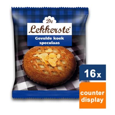 De Lekkerste - Gevulde koek speculaas - 16x 90g