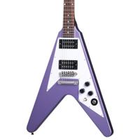 Epiphone Kirk Hammett 1979 Flying V Purple Metallic elektrische gitaar met hard case - thumbnail