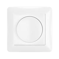 Dimmerknop incl. centraalplaat en raamwerk - Wit - thumbnail