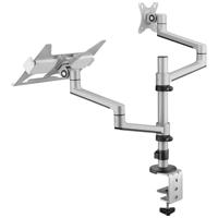 My Wall HL52L Monitor-tafelbeugel Aantal monteerbare displays: 1 Display(s) 43,2 cm (17) - 81,3 cm (32) Zilver In hoogte verstelbaar, Draaibaar, Laptophouder, - thumbnail