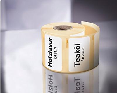 Avery-Zweckform Rol met etiketten Compatibel vervangt DYMO 1933084 57 x 32 mm Folie Wit 400 stuk(s) Permanent hechtend Universele etiketten A1933084