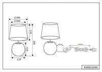 Trio TafellampSophia van keramiek - R50821010 - thumbnail