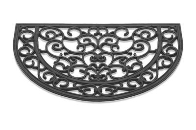 Deurmat Antiek halfrond rubber 40x60cm