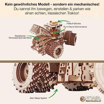 Eco-Wood-Art 3D Puzzel Tractor K-7M 596 stukjes Eco-Wood-Art 3D Puzzel Tractor K-7M 596 stukjes