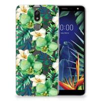 LG K40 TPU Case Orchidee Groen - thumbnail