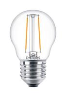 Philips LED 34776200 LED-lamp Energielabel E (A - G) E27 Kogel 2 W = 25 W Warmwit (Ø x l) 45 mm x 78 mm 1 stuk(s) - thumbnail
