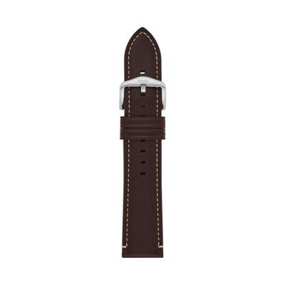 Horlogeband Fossil S221496 Leder Donkerbruin 22mm Horlogeband Fossil S221496 Leder Donkerbruin 22mm