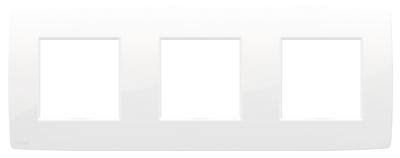 Niko Original drievoudige afdekplaat bright white