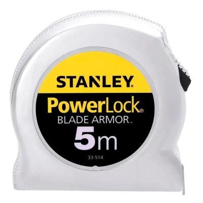 Stanley 0-33-514 Rolbandmaat Powerlock Blade Armor 5m - 25mm Stanley 0-33-514 Rolbandmaat Powerlock Blade Armor 5m - 25mm