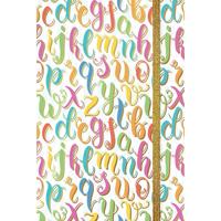Notitieboekje letters tc 150-110mm multi papier | 3 stuks - thumbnail
