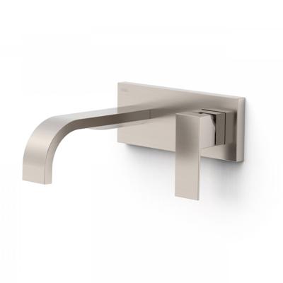 Wastafelmengkraan Inbouw Tres Cuadro Exclusive Gebogen Uitloop en Korte Hendel RVS Tres Wastafelmengkraan Inbouw Tres Cuadro Exclusive Gebogen Uitloop en Korte Hendel RVS Tres