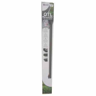 Superfish Retro Led Otl 120cm - Matzwarte Aquarium LED-verlichting voor T8-36w Lampen