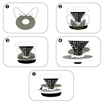 Swissinno Großvogel-Abwehr Ring für Vogelfutter Silos Davos und Lucerne Bescherming voor voedersilo tegen grote vogels Zilver 1 stuk(s) 1 860 001K Swissinno Großvogel-Abwehr Ring für Vogelfutter Silos Davos und Lucerne Bescherming voor voedersilo tegen grote vogels Zilver 1 stuk(s) 1 860 001K