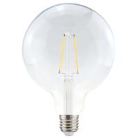 LED Filament lamp E27 - 4,5 Watt 470 Lumen - G125 - 2700K Warmwit licht - Dimbaar - Helder glas - thumbnail