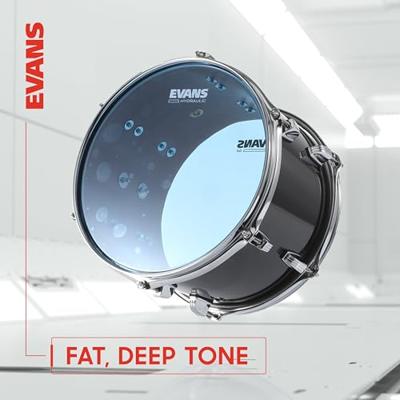 Evans BD22HBG Hydraulic Black 22 inch bassdrumvel
