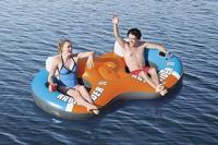 Bestway zwembad fast set opblaasbaar rond 183x51 cm blauw - thumbnail