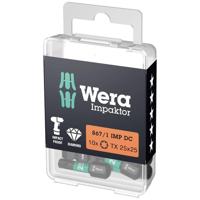 Wera 867/1 Impaktor DC TORX® Bit TX20 x 25mm VE=10 - 05057624001 - thumbnail