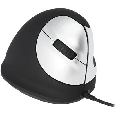 R-Go Tools Ergonomische muis R-Go HE Break met pauzesoftware, medium (handlengte 165-185mm), rechtshandig, bedraad, zwart R-Go Tools Ergonomische muis R-Go HE Break met pauzesoftware, medium (handlengte 165-185mm), rechtshandig, bedraad, zwart