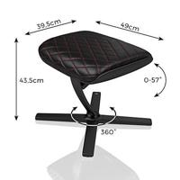 Noblechairs voetensteun zwart/rood - thumbnail