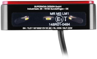 SUPERNOVA achterlicht "tl3 pro s" rear light supern. tl3 pro s black