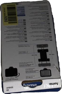 Hama Led-lamp 49 BD Voor Smartphones Foto- En Videocameras Hama Led-lamp 49 BD Voor Smartphones Foto- En Videocameras