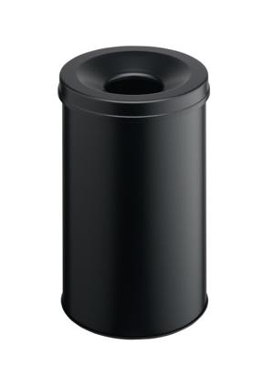 Durable Safe 330601 Prullenbak 30 l (Ø x h) 31.5 cm x 49.2 cm Metaal Zwart 1 stuk(s) Durable Safe 330601 Prullenbak 30 l (Ø x h) 31.5 cm x 49.2 cm Metaal Zwart 1 stuk(s)